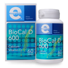 BioCal D 600 Tab. (60's) - Calcium Vitamin D3 Tablets, Blue Bottle | Bone Health, Pregnant & Elderly Support