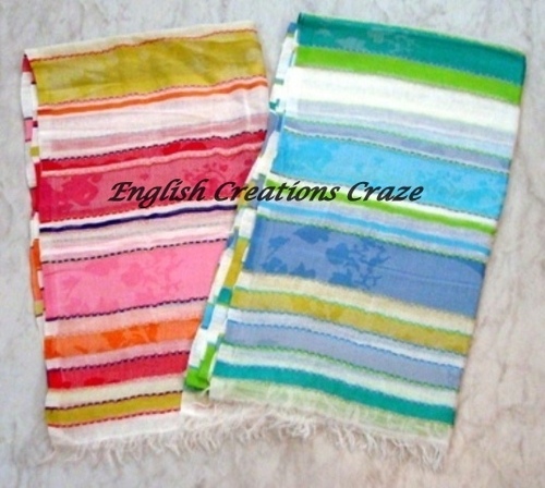 Multi Color Bulk Linen Woven Scarves
