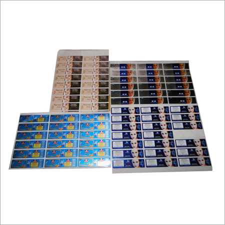 Pre Gum Printed Metalized Sticker
