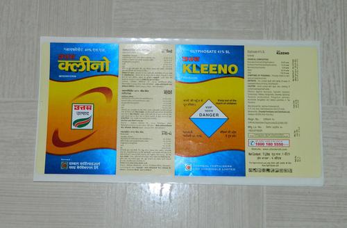 Pesticide Industry Metalized Label