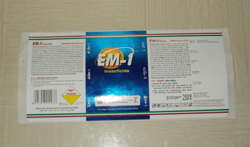 Metalized Label for Pesticide Industry
