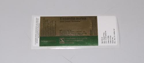 Cold Foil Label