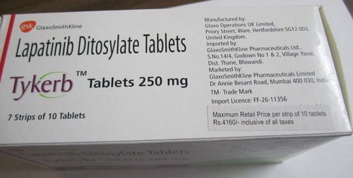 Tykerb Lapatinib 250mg Tablets
