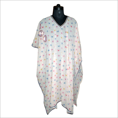 Baby Pink Printed Kaftan