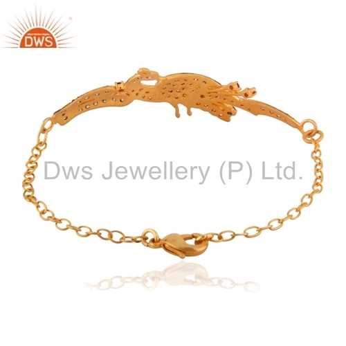 Zircon Peacock Designer Bracelet
