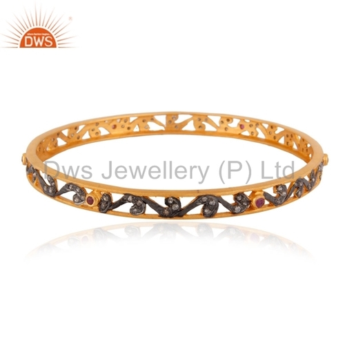 Pave Diamond Bangles 