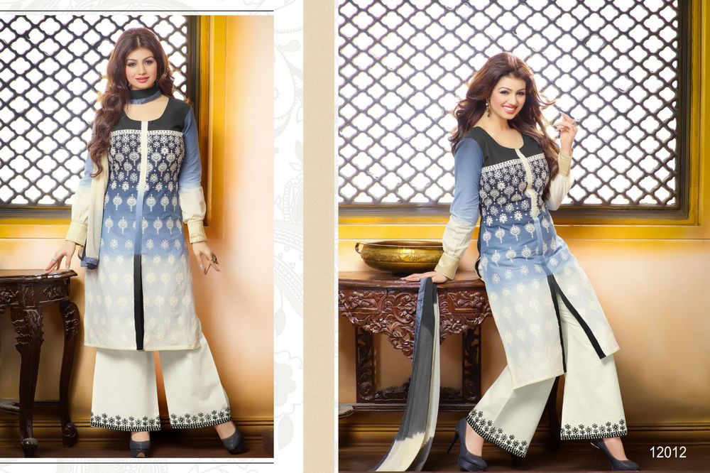Semistich Cotton Salwar Kameez