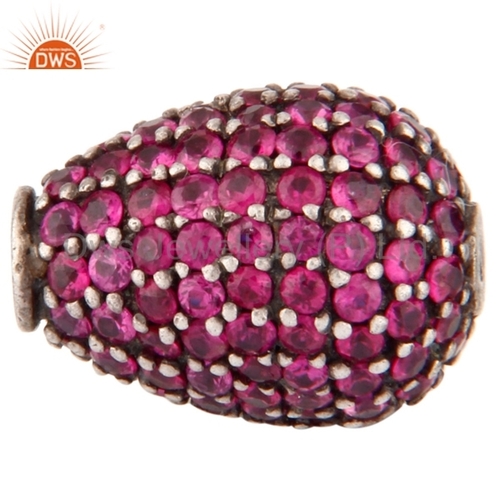 Natural Ruby Gemstone Finding Beads