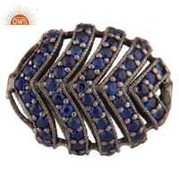 Blue Sapphire Sterling Silver Charm