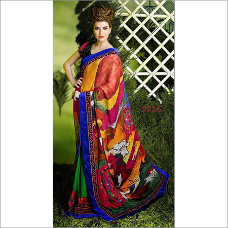 Printed Saree