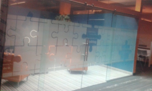 Office Frosted Glass Film