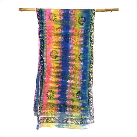 Silk and Hand block Printed Scarfs