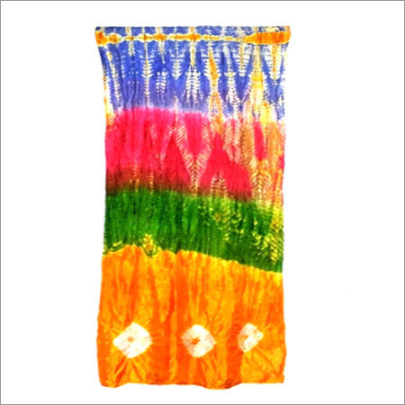 100% Silk tye dye silk scarfs of india