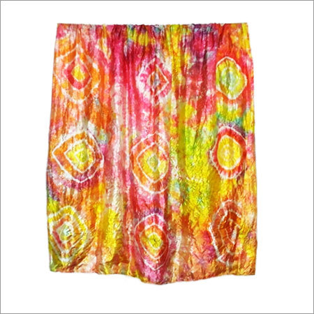 100% Silk tye dye silk scarfs of india