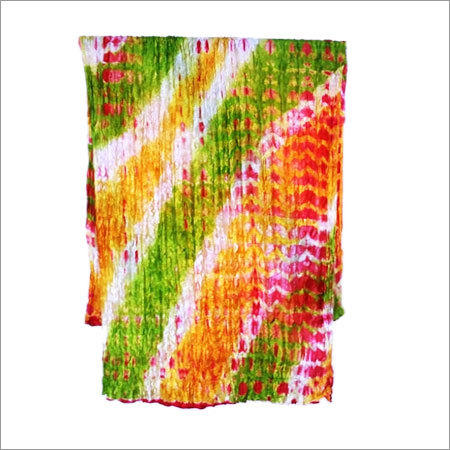 100% Silk tye dye silk scarfs of india