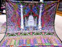 Pashmina Gulab Kaar Print Embroidery Shawls