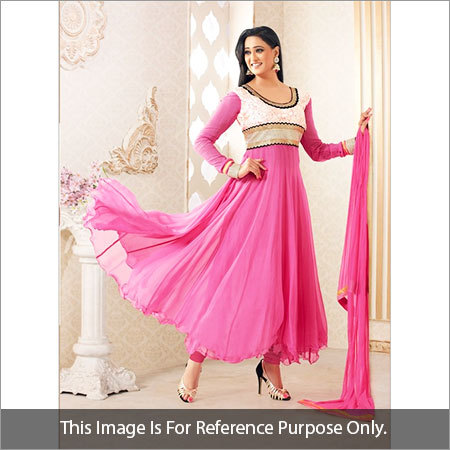 Net Anarkali Salwar Kameez