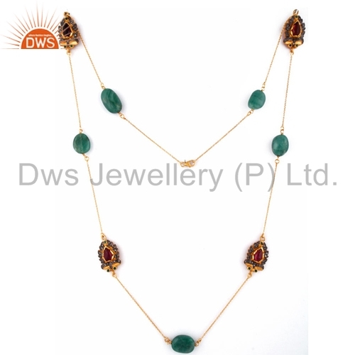 Pave Diamond Necklaces