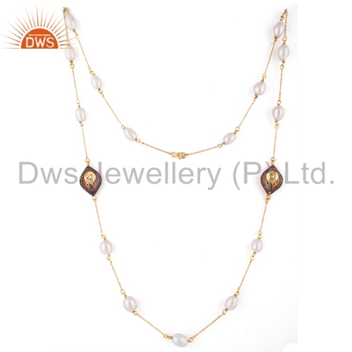 Pave Diamond Necklaces