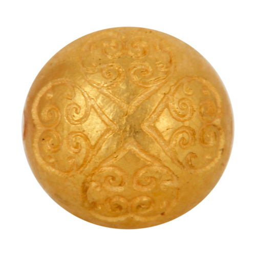 18-Karat Yellow Gold Heart Design Beads