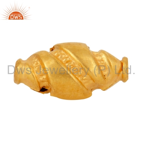 18k Yellow Gold Findings & Beads
