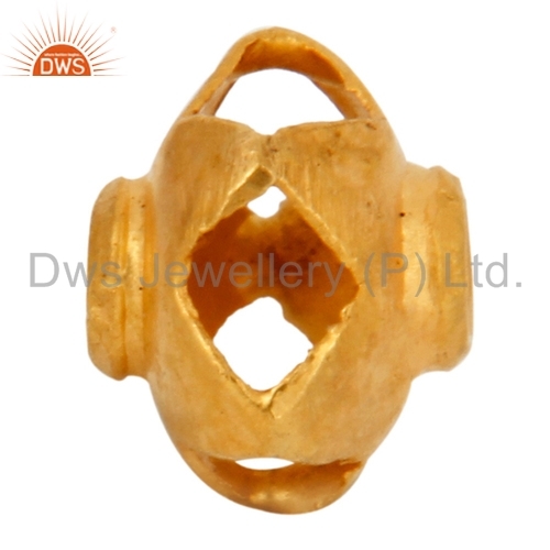18K Yellow Gold Beads - 5-8 mm, 1-3 g | Polished Finish, Durable Material, Elegant Design