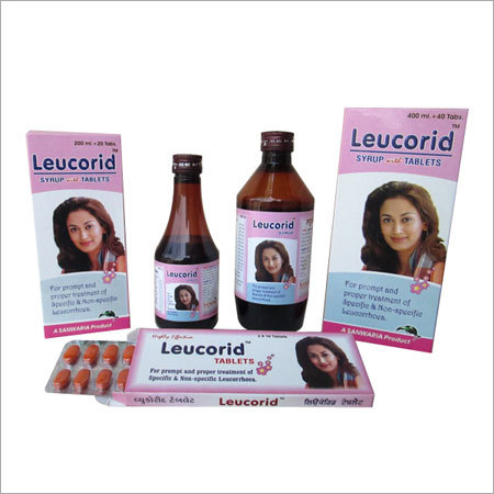 Leucorid Syrup (Leucorrhoea Syrup with Tablets)