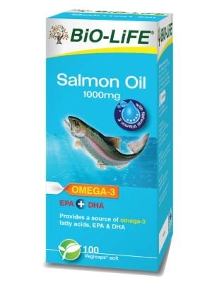 Salmon Oil 1000mg VegeCap.(3 x 100's)