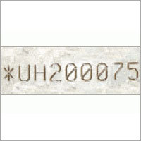 Industrial Dot Pin Marking Samples