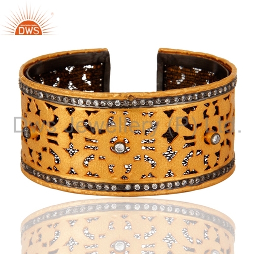 925 Sterling Silver Designer Cuff Bracelet