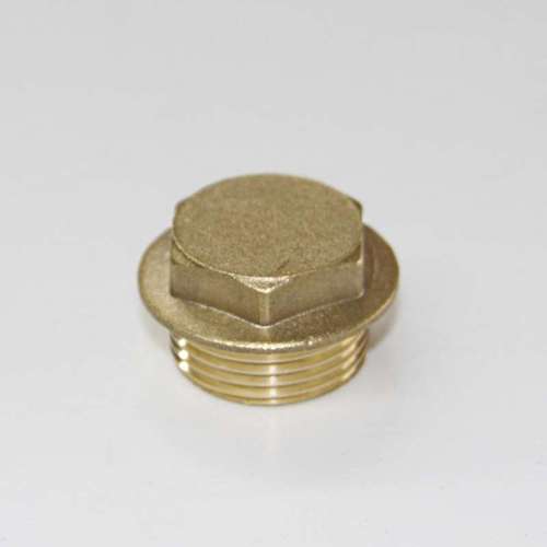 Stop Plug Brass Square Head