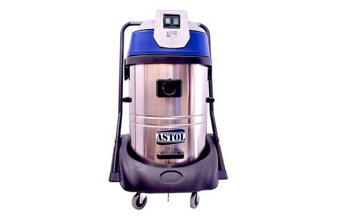 Blue & Silver Astol Industrial Vacuum Cleaner With 2 Motors Sv60-2M