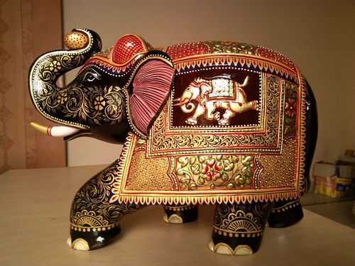 Papire machie elephants embossed