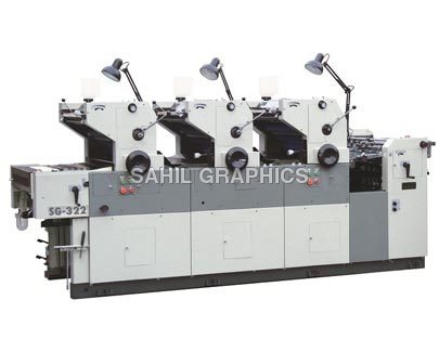 Three Colour Non Woven Bag Printing Machine