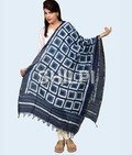 Quick Dry Chanderi Silk Hand Block Printed Dupatta