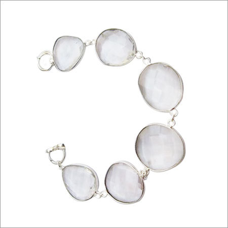 72 cts crystal  6pcs connectors 8 inch ready to wear bracelet 