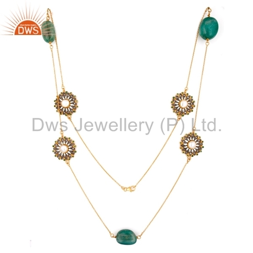 Pave Diamond Necklaces