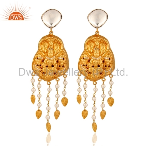925 Silver Temple Earrings Jewelry Gender: Women