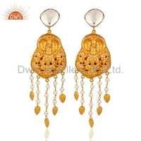 925 Silver Temple Earrings Jewelry Gender: Women