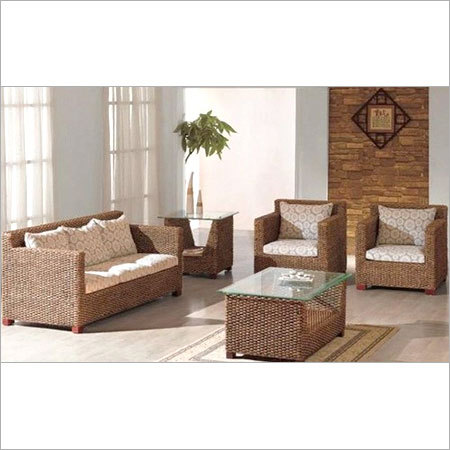 Stylish Cane Sofa Set -Exclusive Item