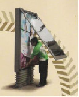 Outdoor Scroller - Aluminum, Variable Dimensions , Attractive Design, Customizable Sizes, LED Lighting, Weatherproof, High Visibility, Easy to Use