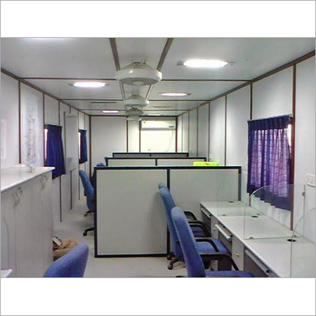 Office Cabin - Wooden Portable Space with PVC and Wood Door | Ideal for Shop, Warehouse, or Office Use