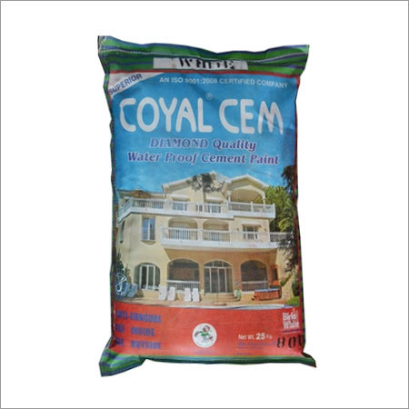 Water Proof Cement Paints - Cement Based, 20kg Bag, White | Easy Application, Durable Finish, Long Lasting, Water Resistant, Low VOC