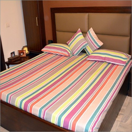 Stripped Bed Sheets
