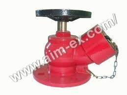 Oblique type landing valve -Gunmetal