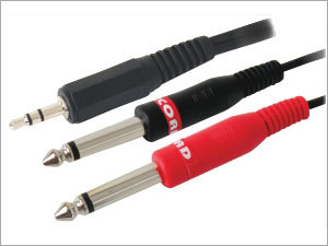 EP ST MALE/ 2 P-38 MONO MALE CORD