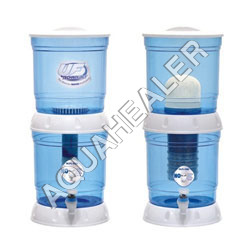 Water Pot with UF - Plastic, 25x15x30 cm, Blue | Water Filtration, Easy Dispensing, Durable, Portable