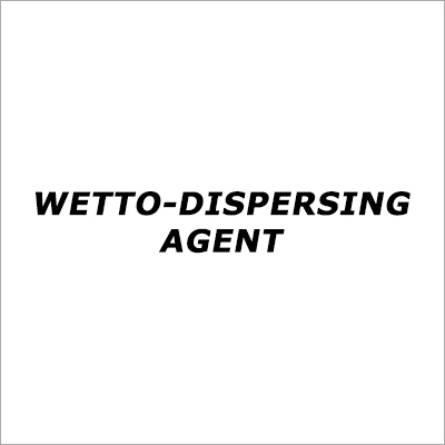 Wetto Dispersing Agent