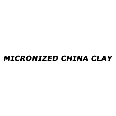 Micronized China Clay