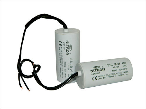 Light Grey 440 Vac Motor Run Capacitor